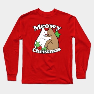 Meowy Christmas Long Sleeve T-Shirt